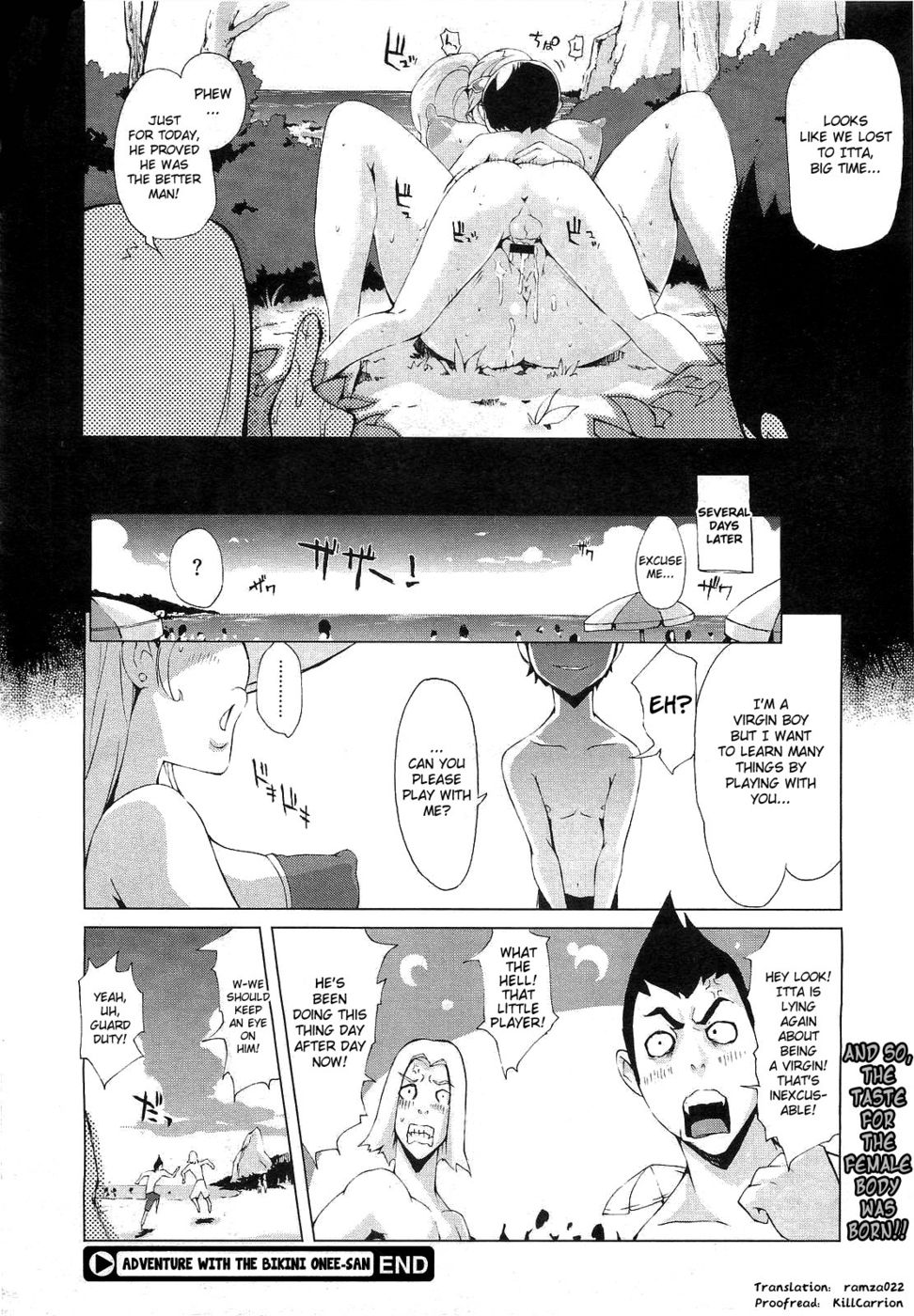 Hentai Manga Comic-Adventure with Bikini Onee-san-Read-20